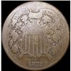 Image 1 : 1872 Two Cent Piece NICELY CIRCULATED