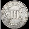 Image 2 : 1853 Silver Three Cent CLOSELY UNCIRCULATED