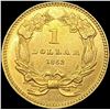 Image 2 : 1862 Rare Gold Dollar UNCIRCULATED