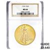 Image 1 : 1924 SG $20 Gold Double Eagle NGC MS64