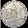 Image 1 : 1856 Silver Three Cent NEARLY UNCIRCULATED