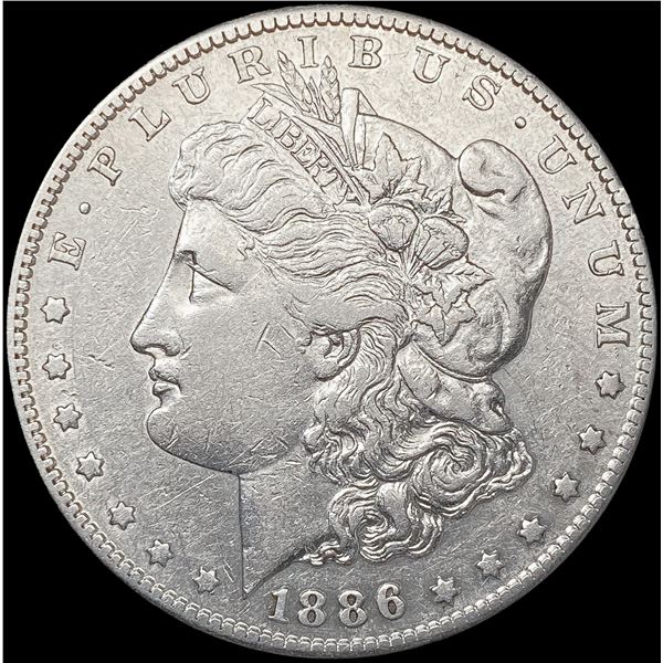 1886-S Morgan Silver Dollar NEARLY UNCIRCULATED