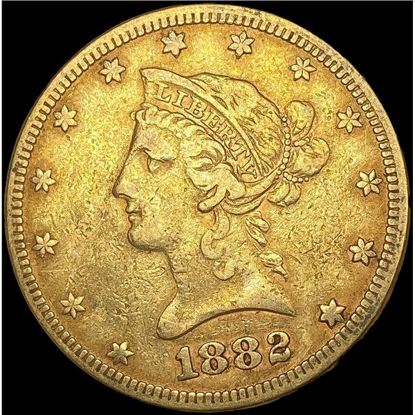 1882 $10 Gold Eagle LIGHTLY CIRCULATED