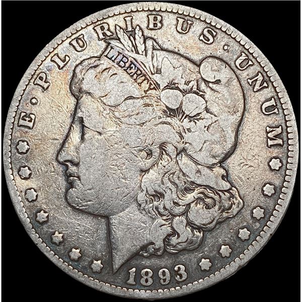 1893-CC Morgan Silver Dollar NICELY CIRCULATED