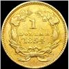 Image 2 : 1854 Rare Gold Dollar CLOSELY UNCIRCULATED