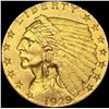 Image 1 : 1929 $2.50 Gold Quarter Eagle CLOSELY UNCIRCULATED
