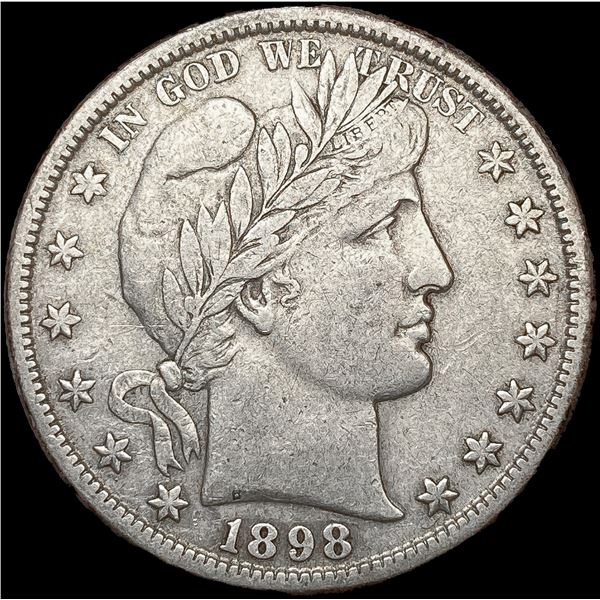 1898-S Barber Half Dollar NEARLY UNCIRCULATED