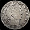 Image 1 : 1914 Barber Half Dollar NICELY CIRCULATED