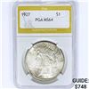 Image 1 : 1927 Silver Peace Dollar PGA MS64