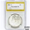 Image 1 : 1881-S Morgan Silver Dollar PGA MS65 PL