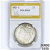 Image 1 : 1921-S Silver Peace Dollar PGA MS64
