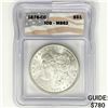 Image 1 : 1878-CC Morgan Silver Dollar ICG MS62
