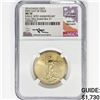 Image 1 : 2016 $25 1/2oz AGE Mercanti Signed NGC MS70 30th