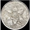 Image 1 : 1856 Silver Three Cent NEARLY UNCIRCULATED