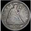 Image 1 : 1875-S Twenty Cent Piece NICELY CIRCULATED