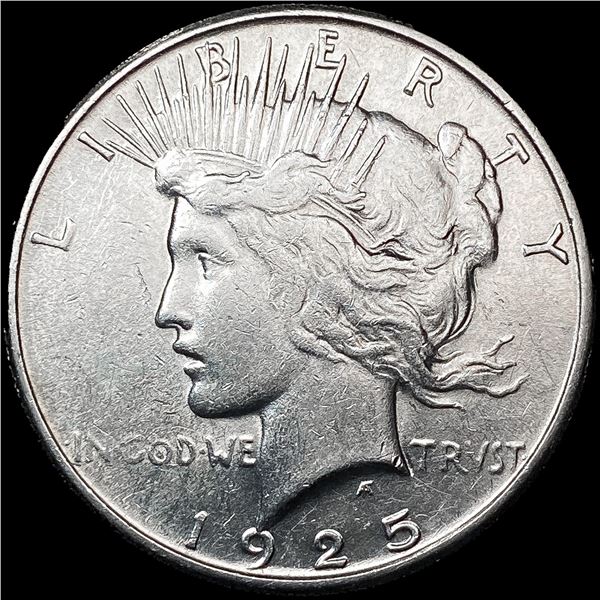 1925-S Silver Peace Dollar CLOSELY UNCIRCULATED