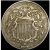 Image 1 : 1867 Shield Nickel CLOSELY UNCIRCULATED