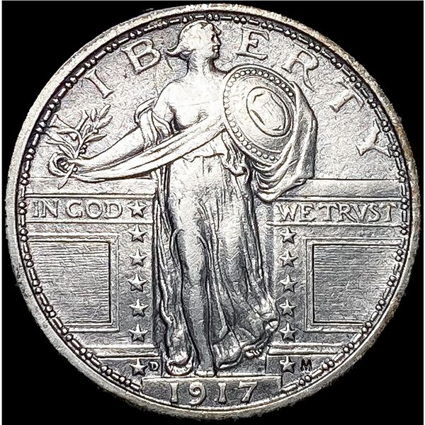 1917-D Standing Liberty Quarter CLOSELY UNCIRCULAT