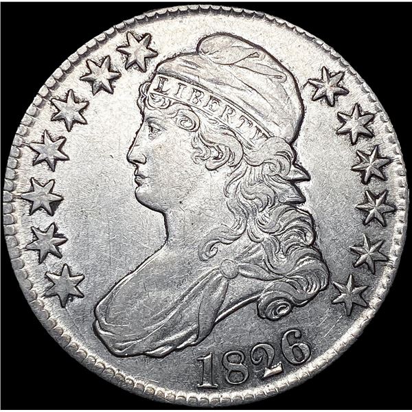 1826 Capped Bust Half Dollar CLOSELY UNCIRCULATED