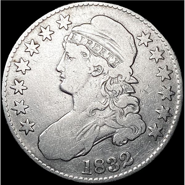 1832 Capped Bust Half Dollar LIGHTLY CIRCULATED