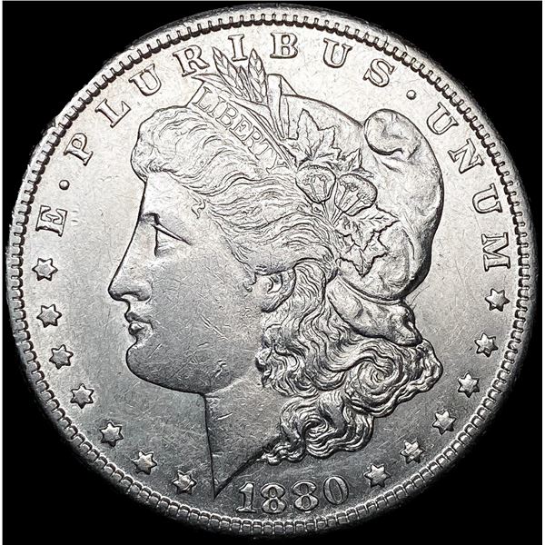 1880-CC Morgan Silver Dollar NEARLY UNCIRCULATED