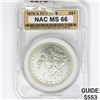 Image 1 : 1879-S Morgan Silver Dollar NAC MS66