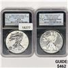 Image 1 : 2013-W Set (2) Silver Eagle NGC SP70, PF70 One Rev