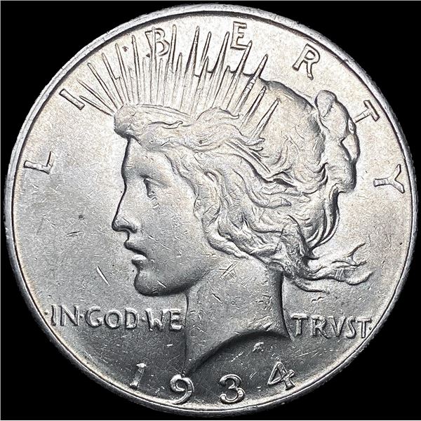 1934-D Silver Peace Dollar CLOSELY UNCIRCULATED