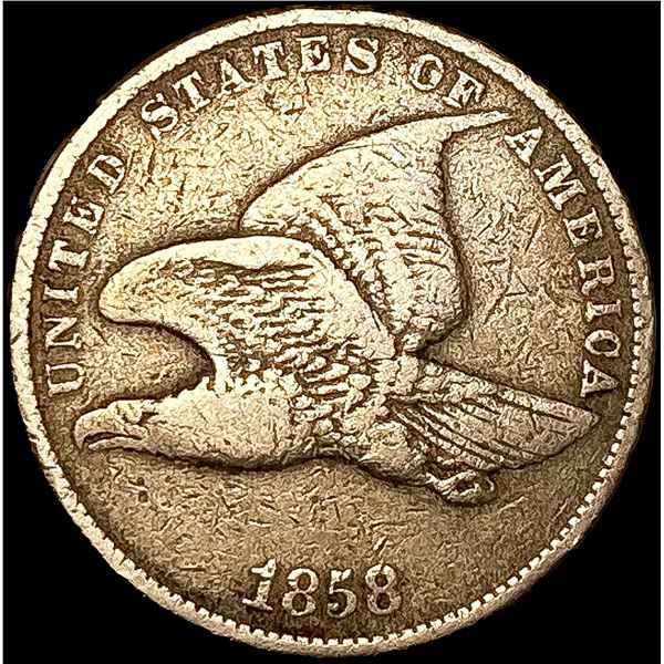 1858 Flying Eagle Cent LIGHTLY CIRCULATED