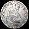 Image 1 : 1876-CC Seated Liberty Quarter NEARLY UNCIRCULATED