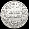 Image 2 : 1853 Seated Liberty Half Dime LIGHTLY CIRCULATED