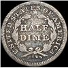 Image 2 : 1843 Seated Liberty Half Dime NICELY CIRCULATED