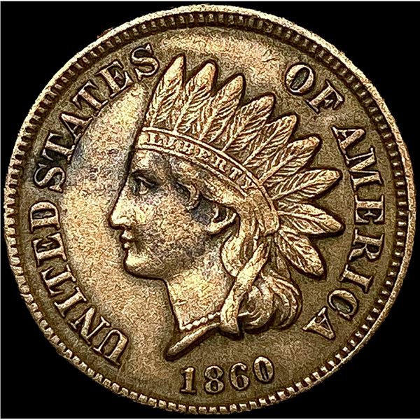 1860 Indian Head Cent CLOSELY UNCIRCULATED