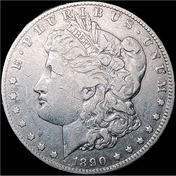 1890-CC Morgan Silver Dollar NEARLY UNCIRCULATED