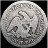 Image 2 : 1857-O Seated Liberty Quarter NICELY CIRCULATED