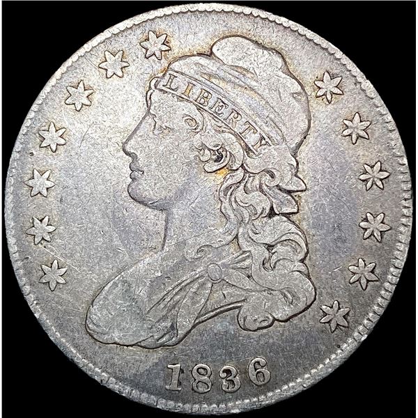 1836 Capped Bust Half Dollar NICELY CIRCULATED