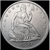 Image 1 : 1857 Seated Liberty Half Dollar CLOSELY UNCIRCULAT
