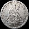 Image 1 : 1853 Arws & Rays Seated Liberty Quarter CLOSELY UN