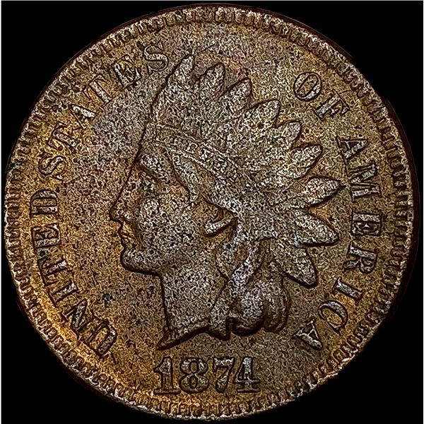 1874 Indian Head Cent UNCIRCULATED