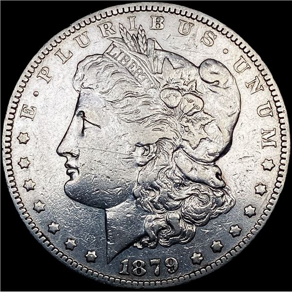 1879-S 7TF Rev 78 Morgan Silver Dollar LIGHTLY CIR