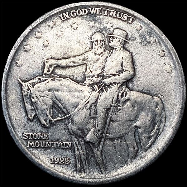 1925 Stone Mountain Half Dollar LIGHTLY CIRCULATED