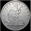 Image 1 : 1877-CC Seated Liberty Half Dollar CLOSELY UNCIRCU
