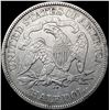 Image 2 : 1877-CC Seated Liberty Half Dollar CLOSELY UNCIRCU