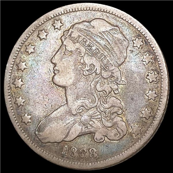 1838 Capped Bust Quarter NICELY CIRCULATED