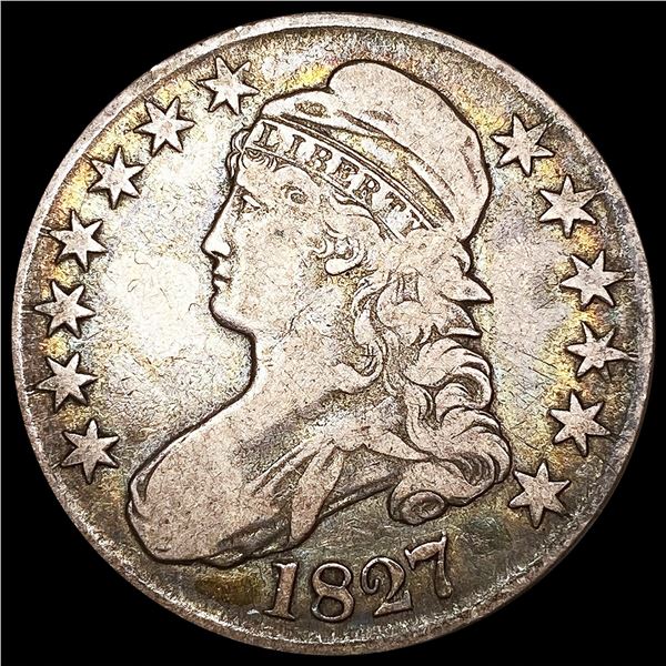 1827 Capped Bust Half Dollar CLOSELY UNCIRCULATED