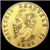 Image 1 : 1865 Italy .1867oz Gold 20 Lire CLOSELY UNCIRCULAT