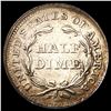 Image 2 : 1857 Seated Liberty Half Dime CLOSELY UNCIRCULATED