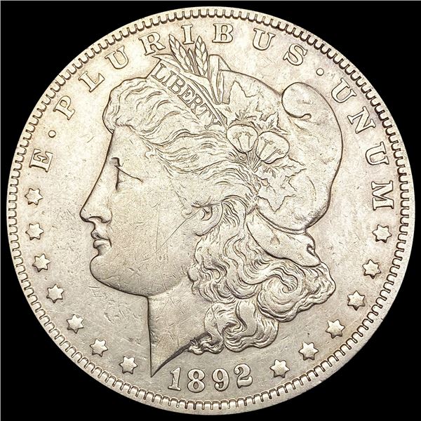 1892-O Morgan Silver Dollar LIGHTLY CIRCULATED