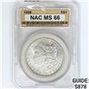 Image 1 : 1898 Morgan Silver Dollar NAC MS66