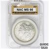 Image 1 : 1886 Morgan Silver Dollar NAC MS66